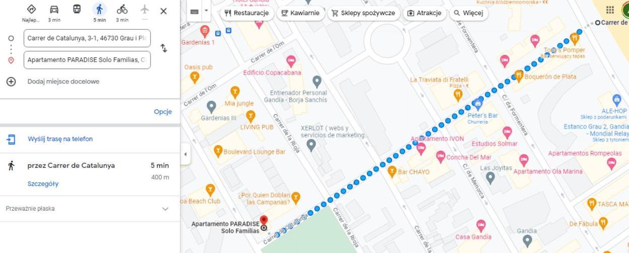 Apartamento Paradise Solo Familias غانديا المظهر الخارجي الصورة